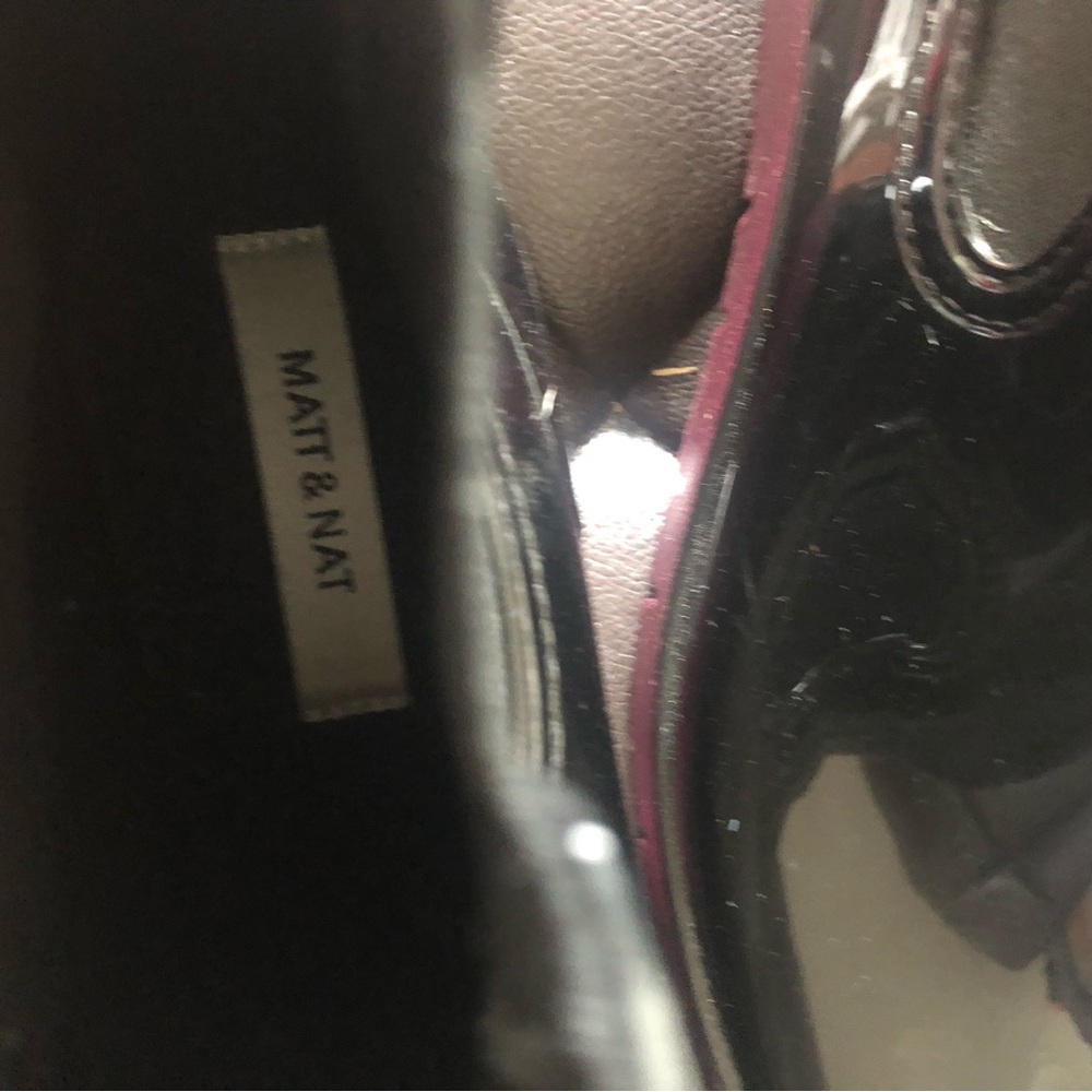 Matt & Nat Chelz Black Rain Ankle Booties size 10 - Picture 6 of 14